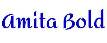 Amita Bold लिपि